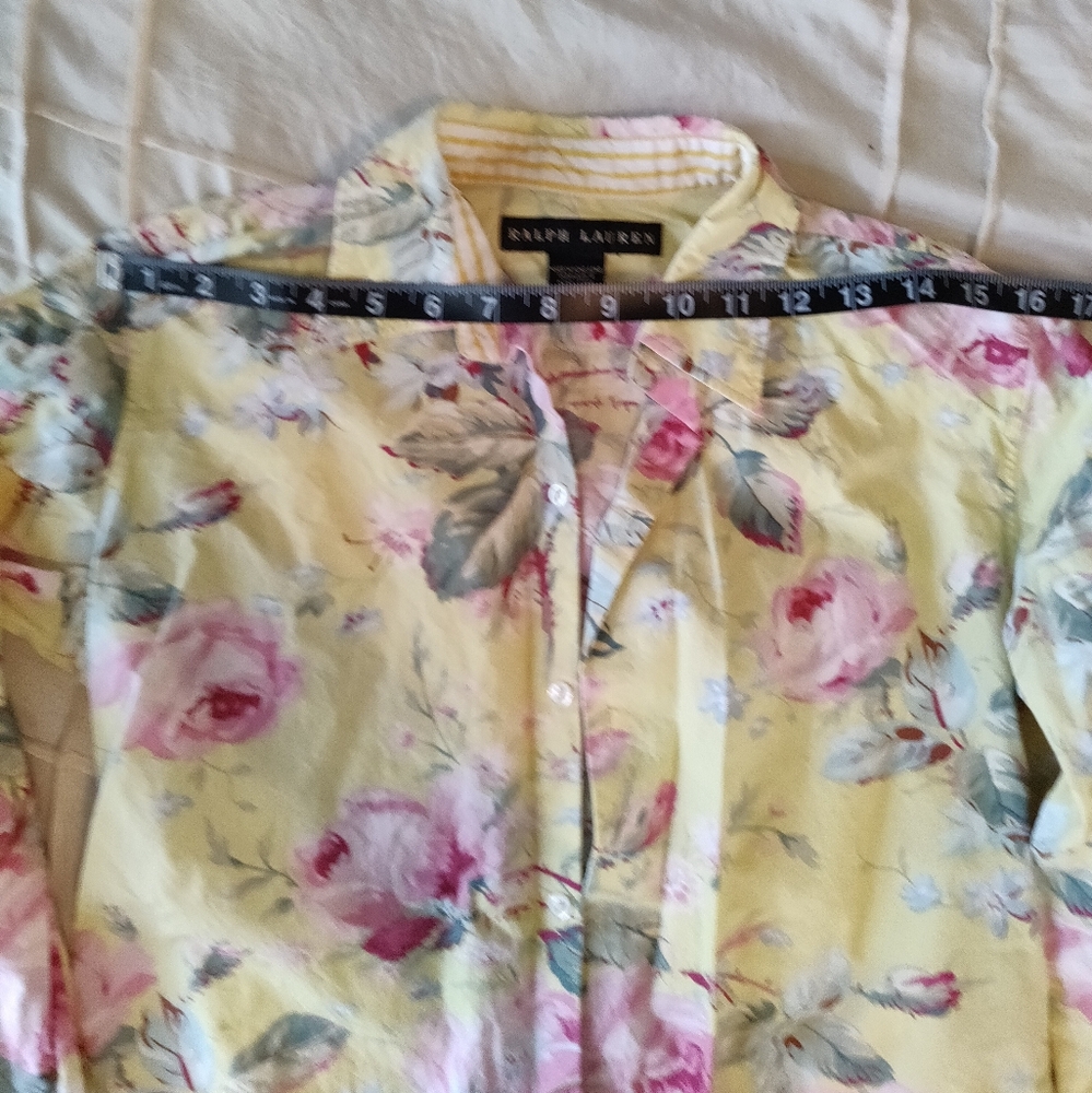 Ralph Lauren, Black Label,  Floral Button-Up Shirt NWOT - Picture 4 of 13